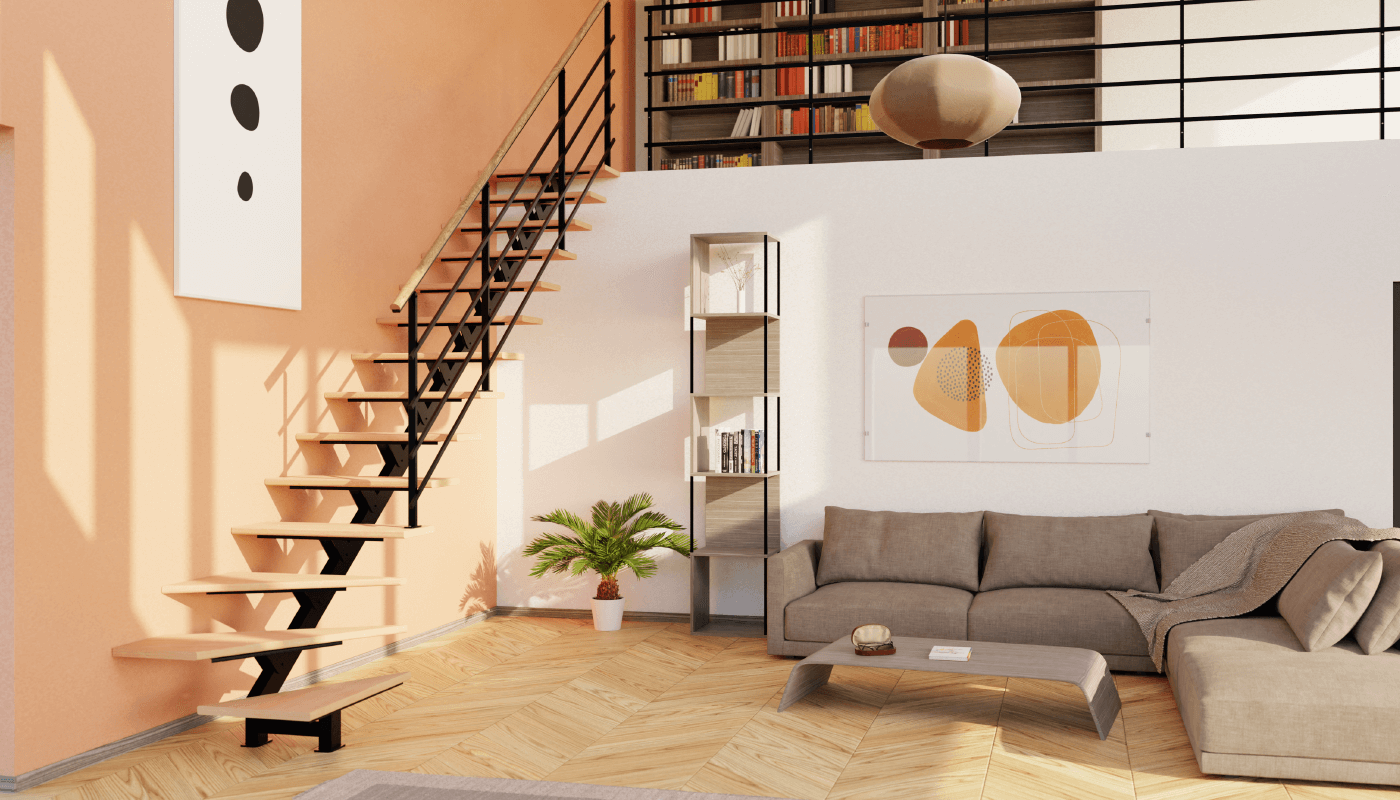 Conception 3D Escalier