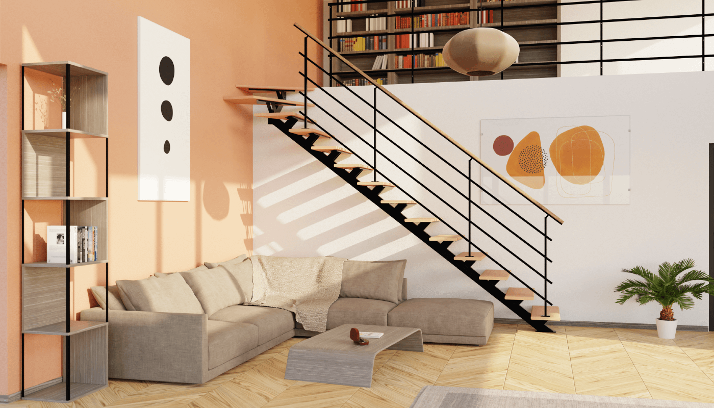 Conception 3D Escalier