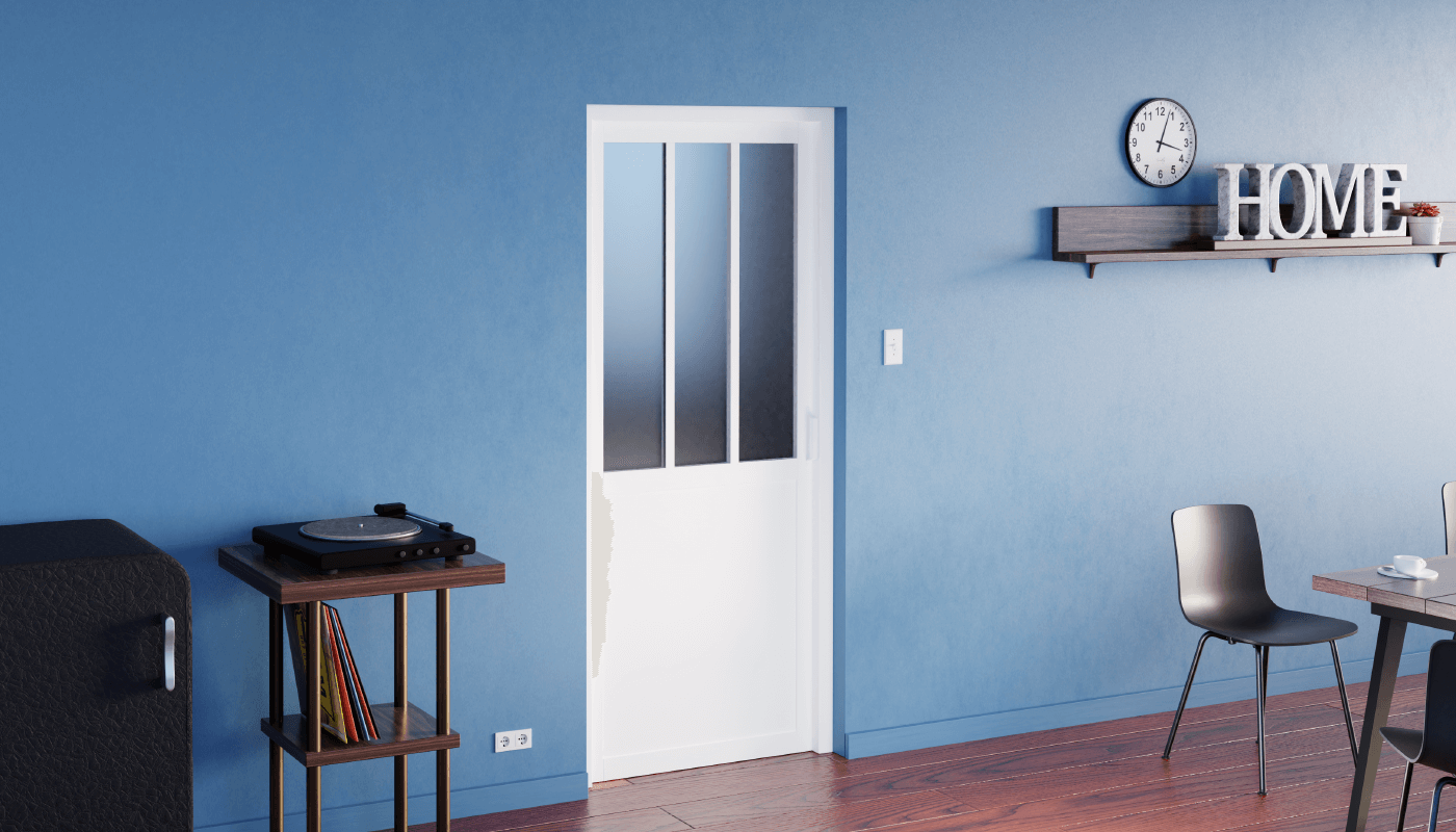 Conception 3D porte d'intérieur