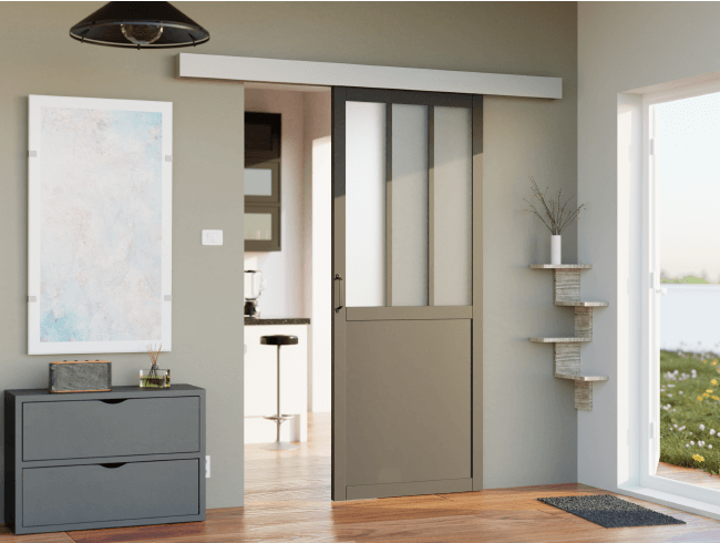 Création de visuel d'ambiance 3D porte coulissante Création de visuel d'ambiance 3D porte coulissante